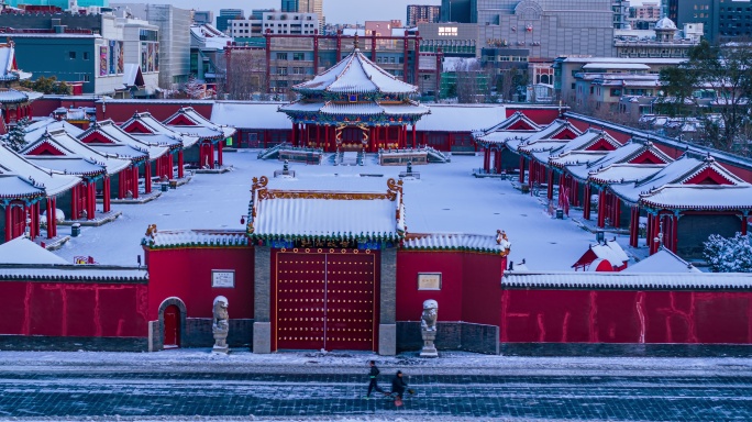 【高清6K】悟2x7航拍沈阳故宫雪景