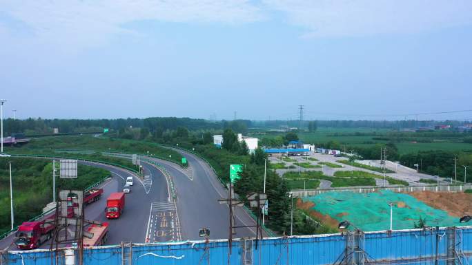 叶县北高速出入口航拍