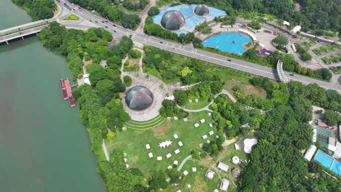 中国广东省广州市从化区流溪温泉广场