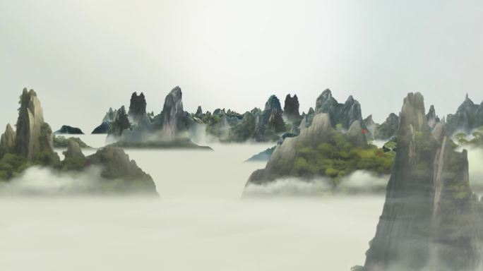 献天缘大气古风背景