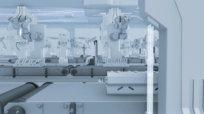 未来智能自动化车间企业工厂生产线生产制造