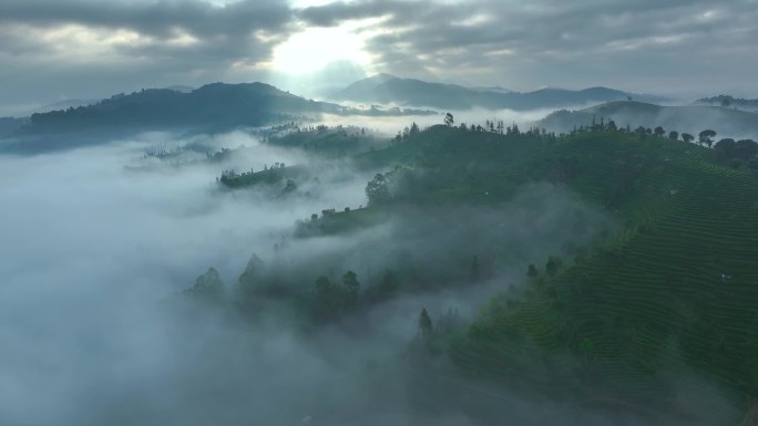 茶山云海航拍