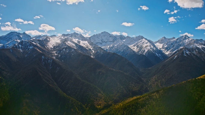 汶川县巴郎山雪山群