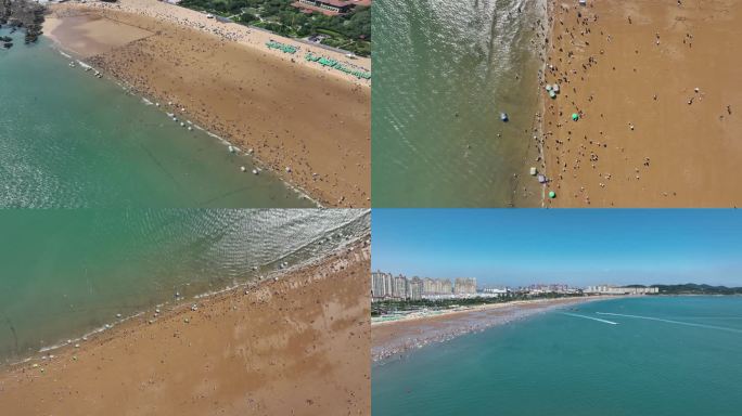 青岛金沙滩海水浴场