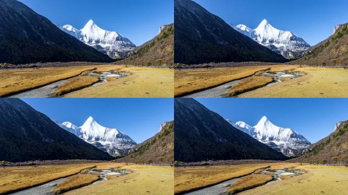 稻城亚丁央迈勇雪山