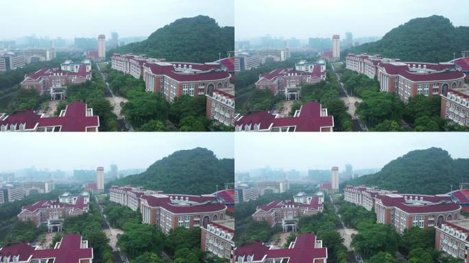 深职大 航拍 校园 大学 环境航拍