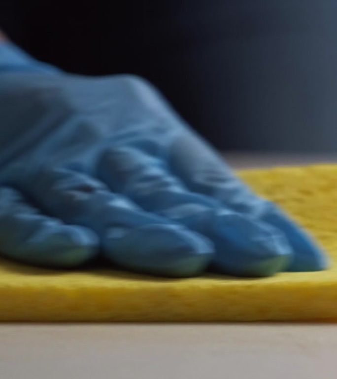 垂直清洁公司手手套表海绵