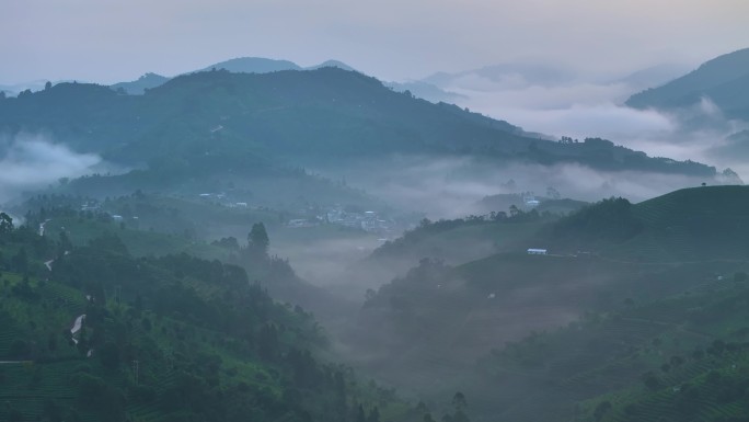 茶山云海航拍