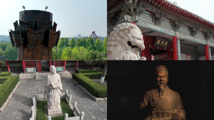 航拍广饶历史文化、文物、古建筑、中国历史