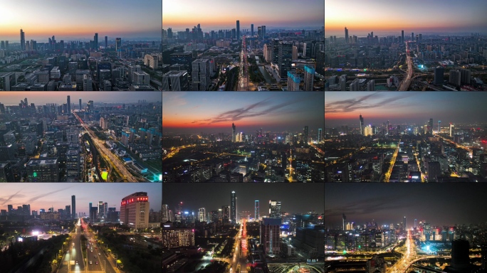 【5分半钟】南京新城科技园 河西大街夜景