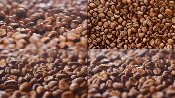 咖啡豆光影变化