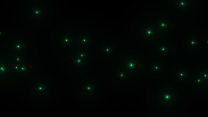 4K绿色萤火虫粒子带通道02