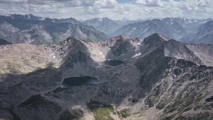 新疆琼库什台高山湖泊延时视频