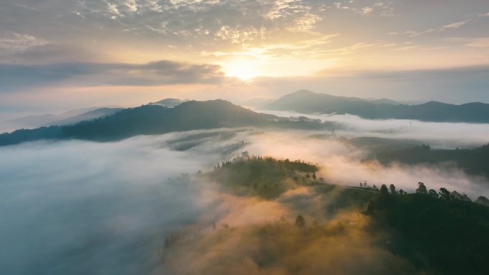 茶山云海航拍