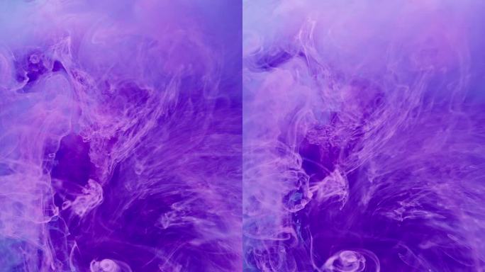垂直色雾墨水蒸汽质感紫色