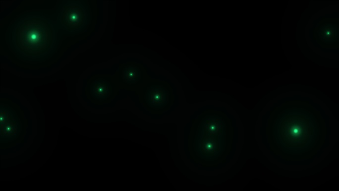 4K绿色萤火虫粒子带通道04