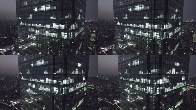 Z0005重庆夜景 中央商务区 大都市