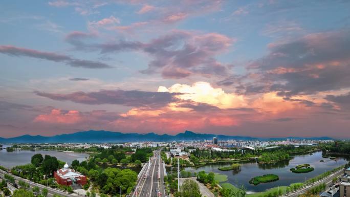 延庆区 北京 紫光宝塔 夏都桥 夏都公园