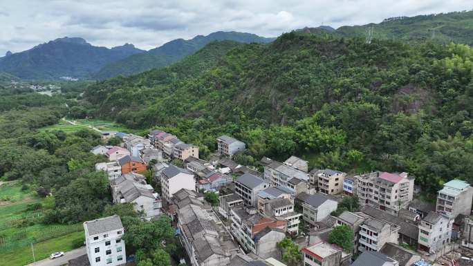 浙江温州永嘉县大若岩镇航拍