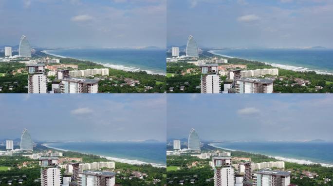 三亚海棠湾度假区航拍4K视频