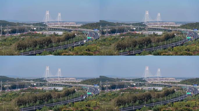【8K原创】高速公路与南京长江四桥