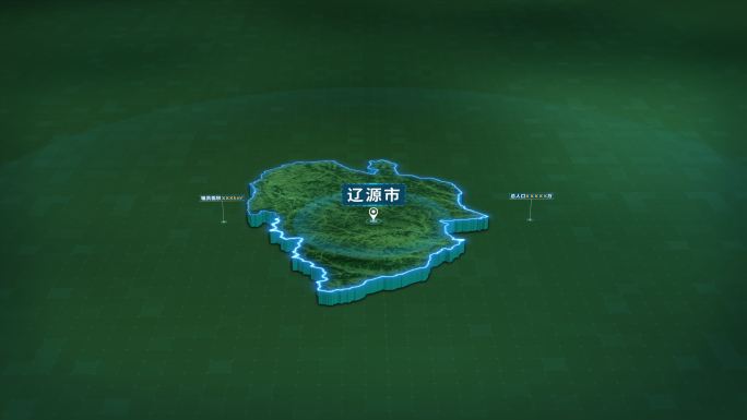 吉林省辽源市面积人口基本信息区位地图展示