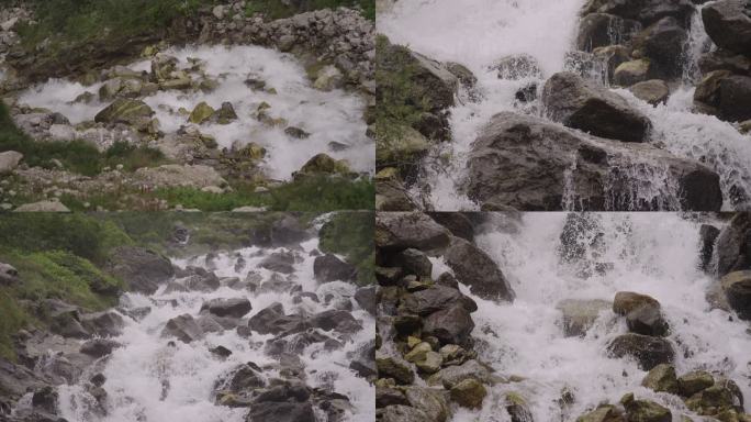 溪流 山水 石头