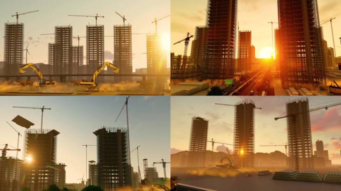 中国速度 建筑工地 城市建设发展