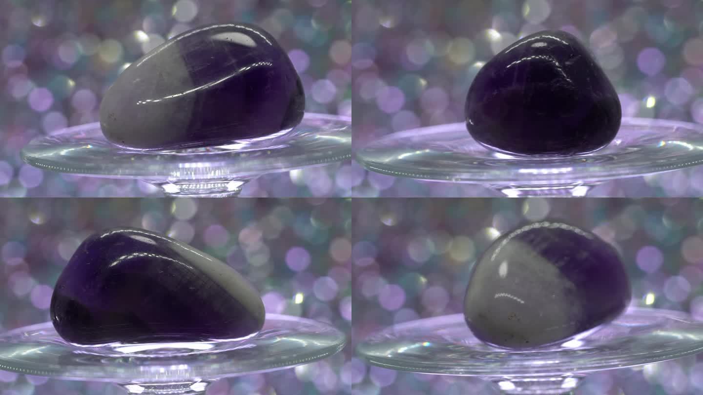 紫晶石英被用作宝石和观赏石，作为宝石具有治疗作用