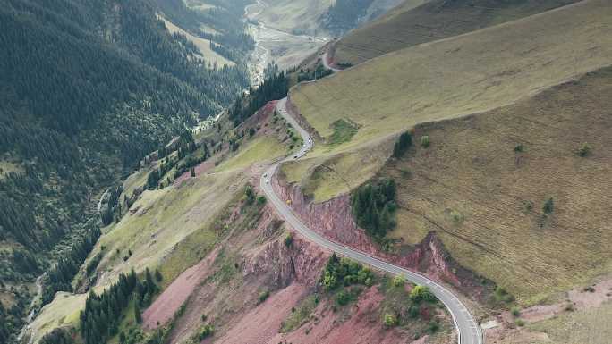 独库公路航拍