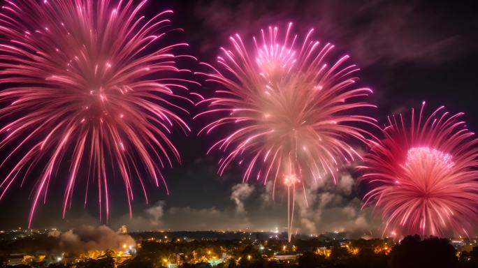 (原创)烟花 放烟花 过节 过年 庆祝