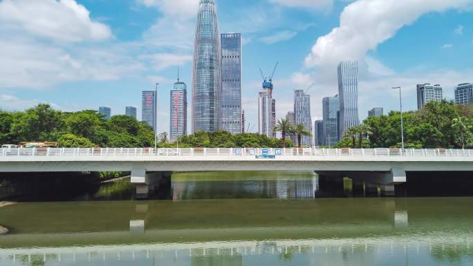 深圳市南山区人才公园后海二桥延时摄影