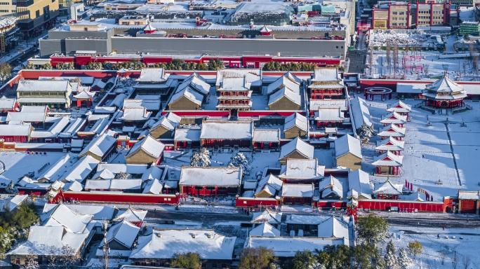 【高清6K】悟2x7dng沈阳故宫雪景