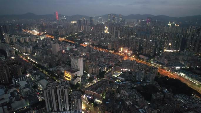 深圳布龙路夜景