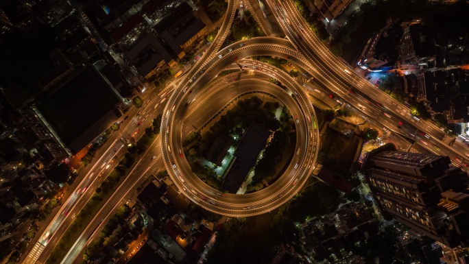 洲头咀立交延时