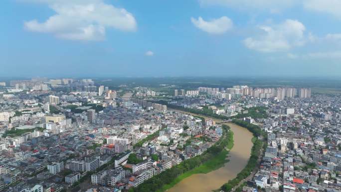 海南临高城市大景