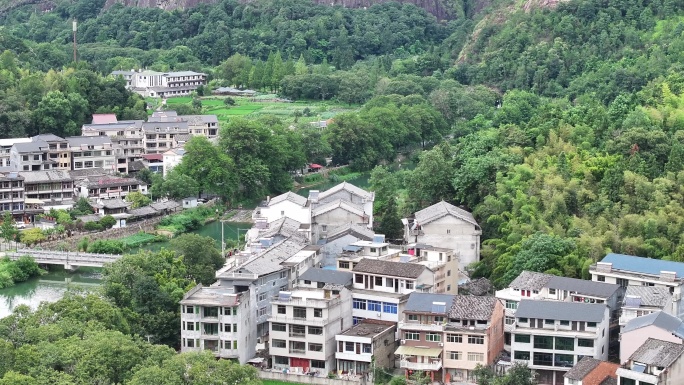 浙江温州永嘉县大若岩镇航拍