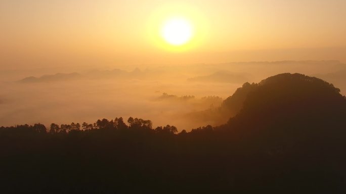 夕阳西下绝美云海242