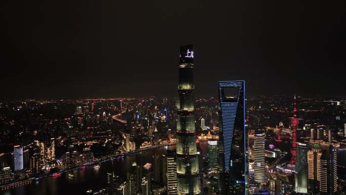 上海陆家嘴夜景