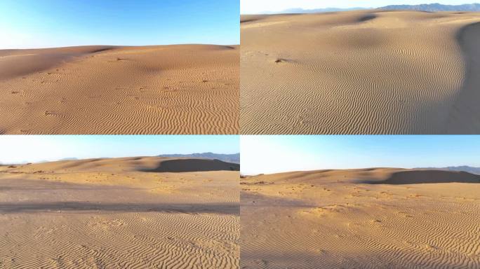 4K航拍沙漠沙丘戈壁滩