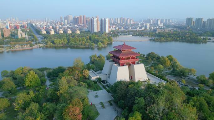 城市风光-枣庄东湖公园中兴阁