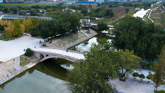 赵州桥 赵州 赵县 赵县航拍 赵县风景