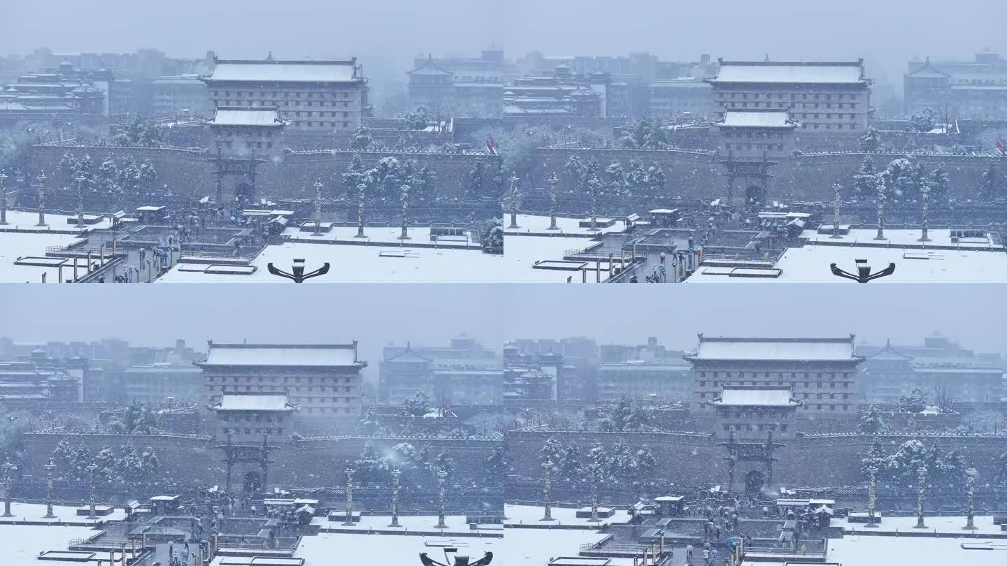 永宁门雪景