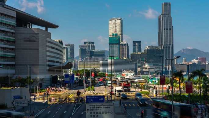 香港九龙的车水马龙