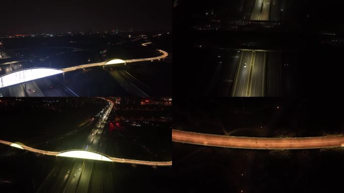 绿道大桥夜景