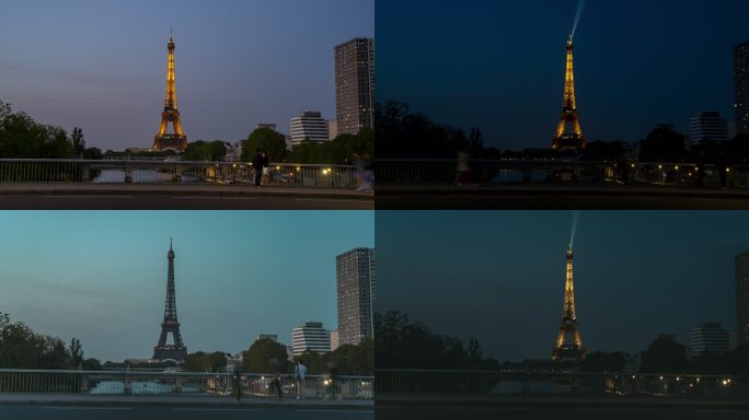 埃菲尔铁塔法国地标建筑巴黎旅游圣地