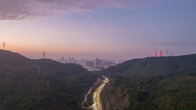 深圳福田夜景4K合集