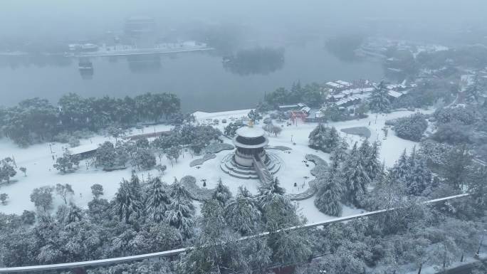 大唐芙蓉园 雪