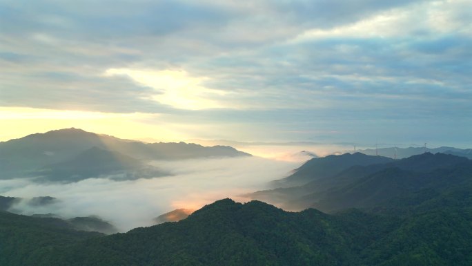 风车山日出云海