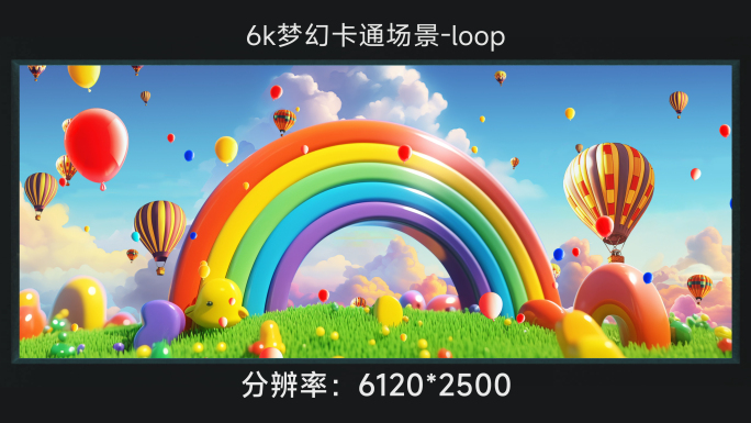 6k梦幻卡通场景-loop